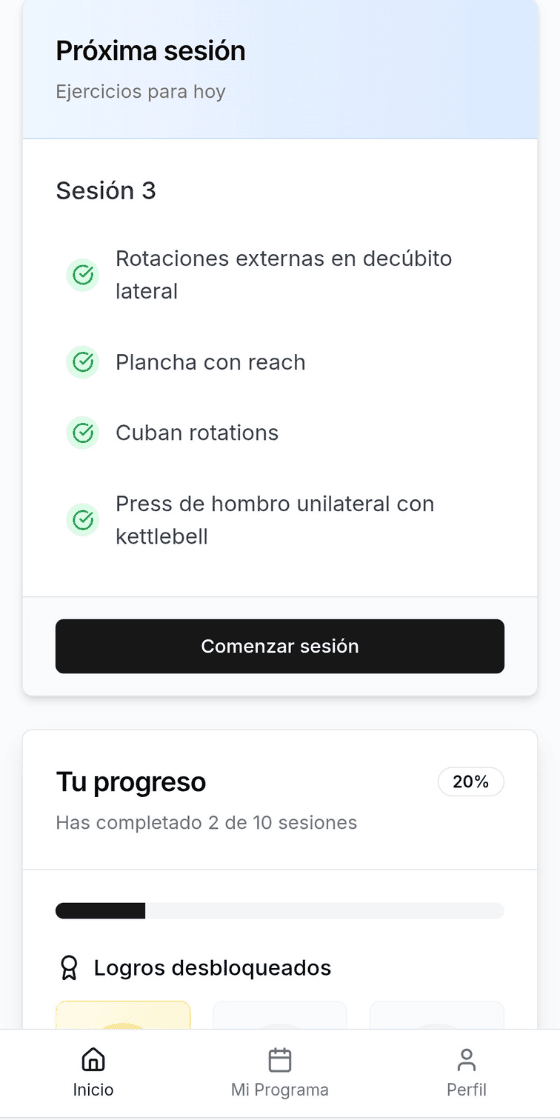 App Kenzen en un smartphone